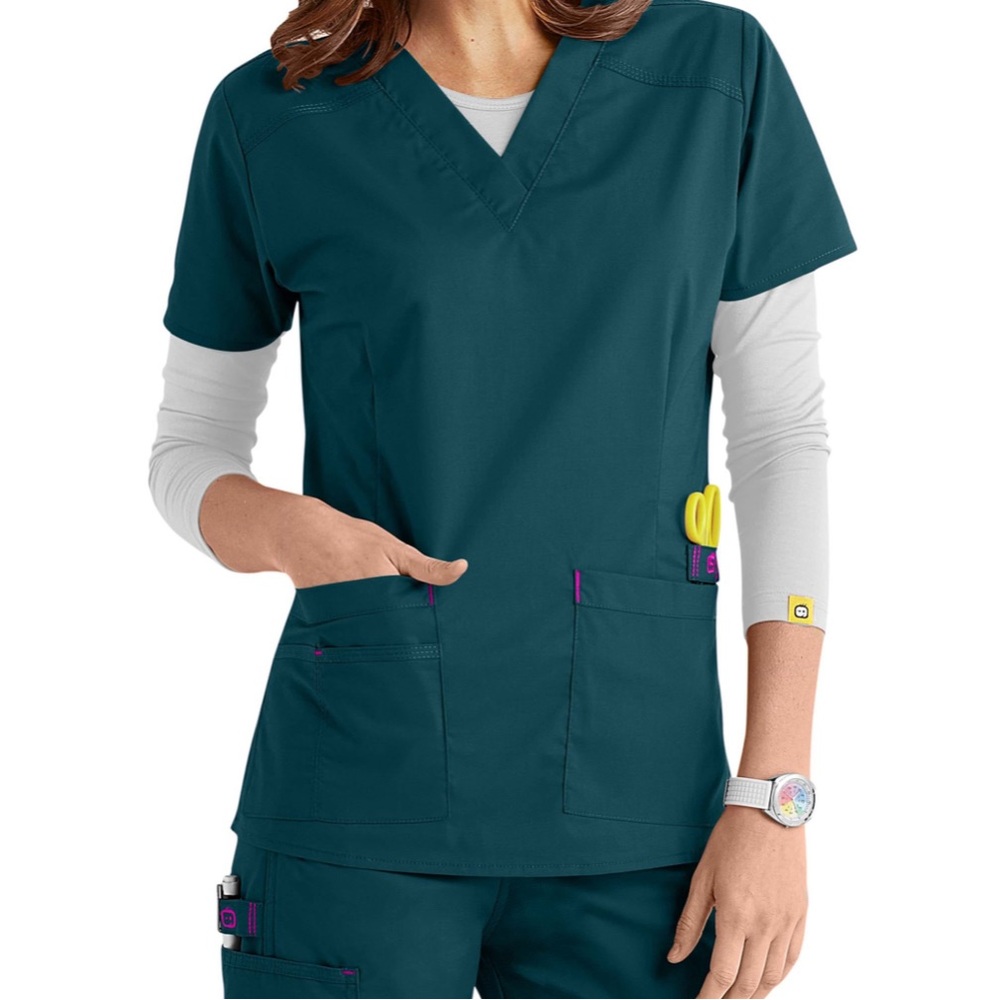 Wonderwink Verity Stretch V-Neck Top